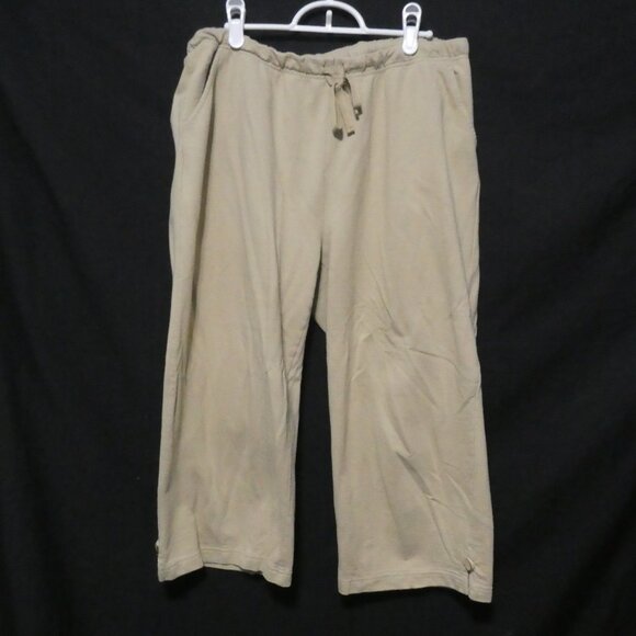 MS LEE | large | 100% Cotton | Beige Pants For Women - Picture 1 of 16